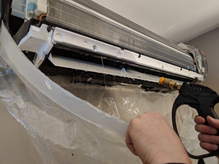 Heat Pump Deep Cleaning Remove the Dirt, Dust and Even Mold from your